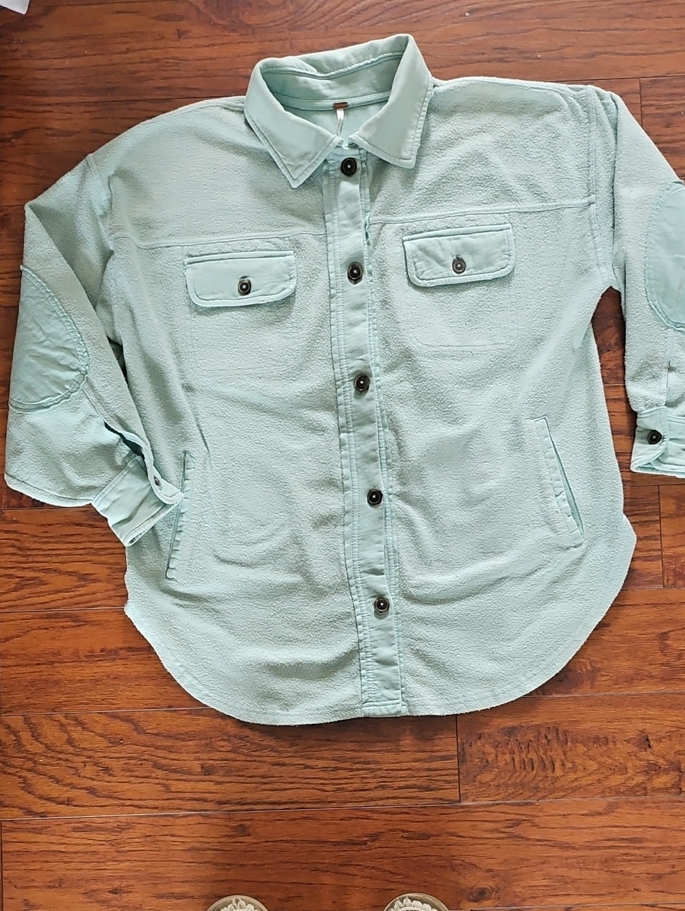 Free People Ruby Jacket Aqua Size XS - Picture 5 of 7